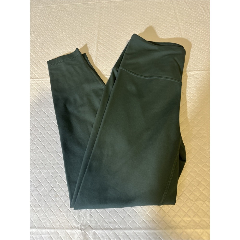 Yogalicious Lux Leggings Yoga Pants Women's Size S Green Gym Workout